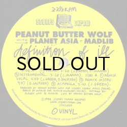 画像1: PEANUT BUTTER WOLF with PLANET ASIA + MADLIB / DEFINITION OF ILL