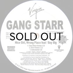 画像1: GANG STARR / NICE GIRL, WRONG PLACE