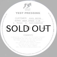 KOOL KEITH / TEST PRESS