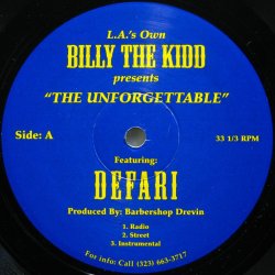 画像1: L.A.'s OWN BILLY THE KIDD / THE UNFORGETTABLE