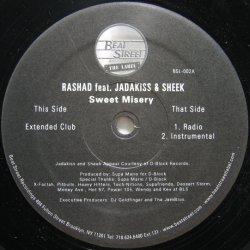 画像1: RASHAD feat. JADAKISS & SHEEK / SWEET MISERY（REMIX）