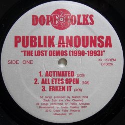 画像1: Publik Anounsa - The Lost Demos (1990-1993)