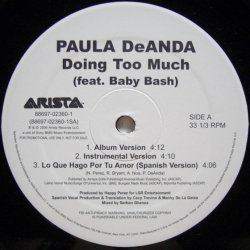 画像2: Paula DeAnda – Doing Too Much / Walk Away (Remember Me)