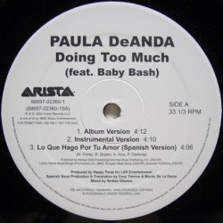 画像2: Paula DeAnda – Doing Too Much / Walk Away (Remember Me)