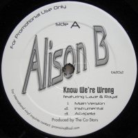 Alison B - Know We're Wrong