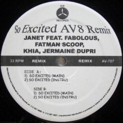 画像1: Janet feat. Fabolous, Fatman Scoop, Khia, Jermaine Dupri – So Excited (AV8 Remix)