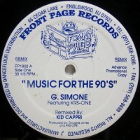 G. Simone featuring KRS-One – Music For The 90's