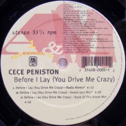 画像1: CeCe Peniston – Before I Lay (You Drive Me Crazy) (The Grand Jury Remixes)