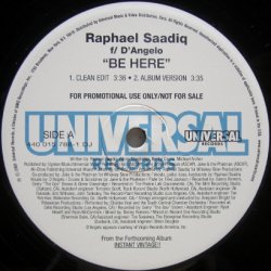 画像1: Raphael Saadiq f/ D'Angelo – Be Here