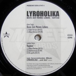 画像1: Lyroholika – Beste Zeit Meines Lebens / Rapstar