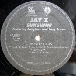 画像1: Jay Z featuring Babyface & Foxy Brown – Sunshine