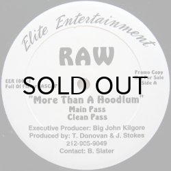 画像1: RAW / MORE THAN A HOODLUM