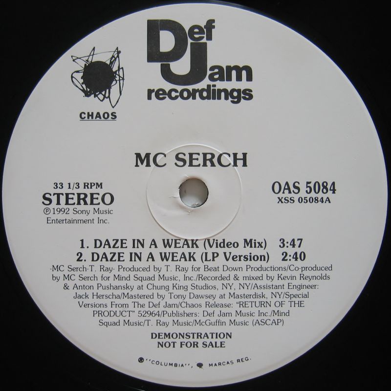 MC Serch - Daze In A Weak