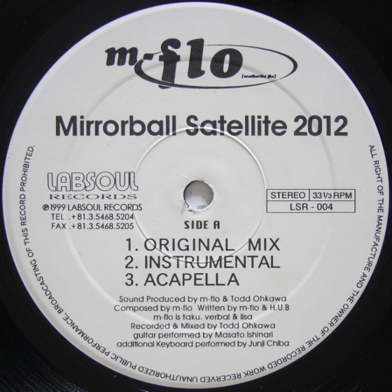m-flo ‎– Mirrorball Satellite 2012 / Mindstate