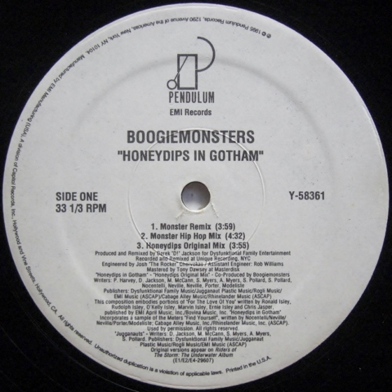 Boogie Monsters - Honeydips In Gotham