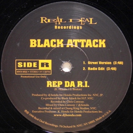 Black Attack - Rep Da R.I.