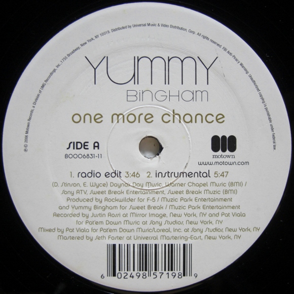 Yummy Bingham – One More Chance