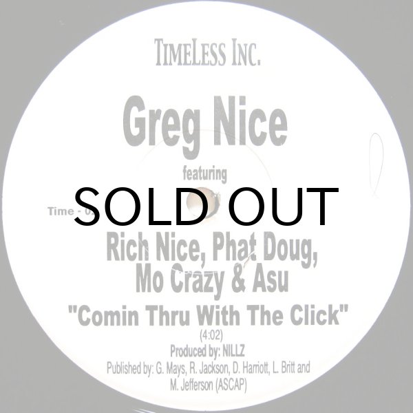 画像1: GREG NICE / COMIN THRU WITH THE CLICK