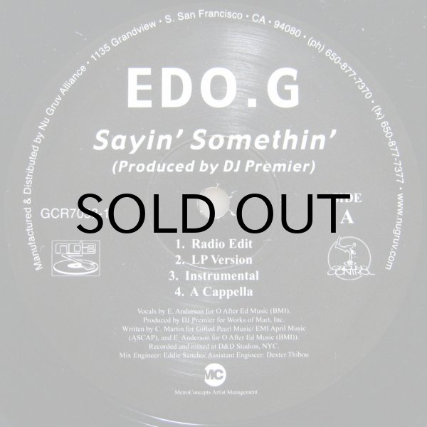 画像1: EDO.G / SAYIN' SOMETHIN'