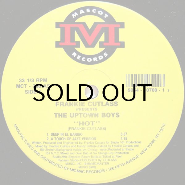 画像1: FRANKIE CUTLASS presents UPTOWN BOYS / HOT