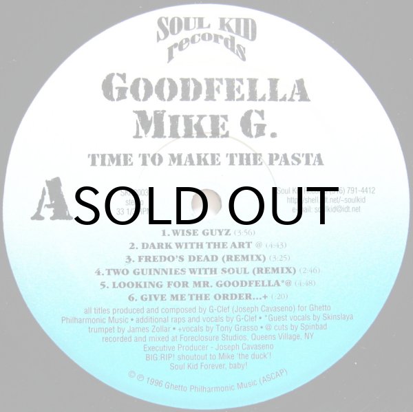 画像1: GOODFELLA MIKE G. / TIME TO MAKE THE PASTA