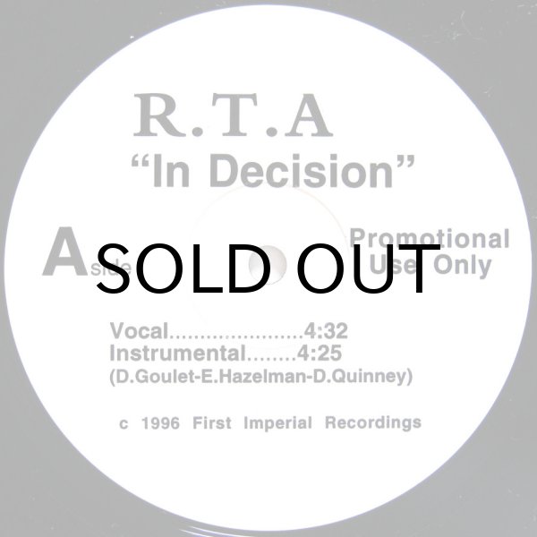 画像1: R.T.A / IN DECISION