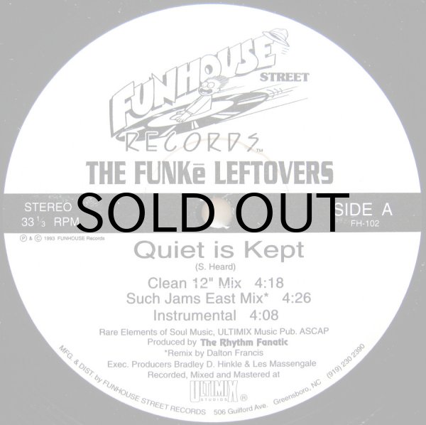 画像1: THE FUNKE LEFTOVERS / QUIET IS KEPT