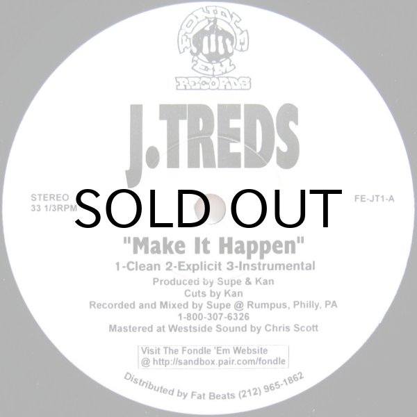 画像1: J. TREDS / MAKE IT HAPPEN