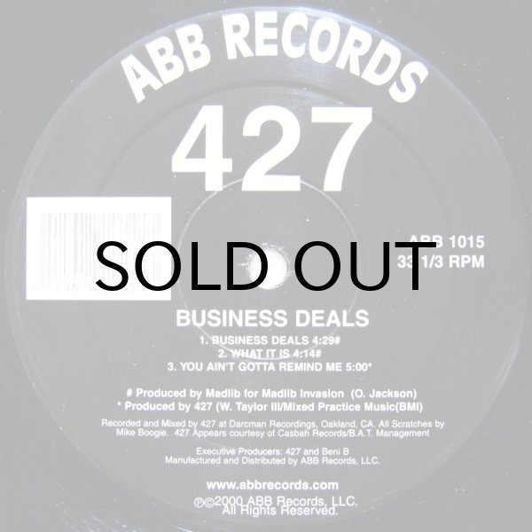 画像1: 427 / BUSINESS DEALS