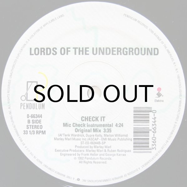 画像2: LORDS OF THE UNDERGROUND / CHECK IT