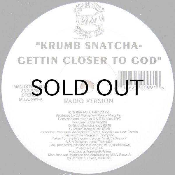 画像1: KRUMB SNATCHA / GETTIN CLOSER TO GOD