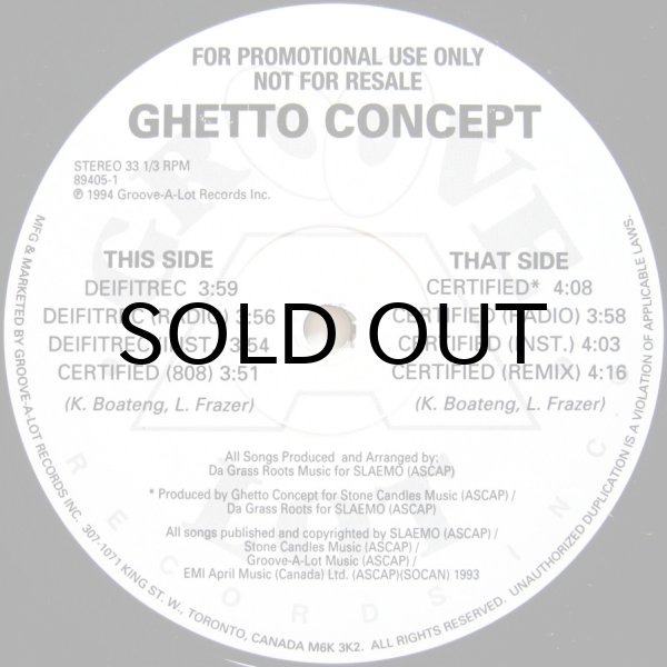 画像1: GHETTO CONCEPT / DEIFITREC