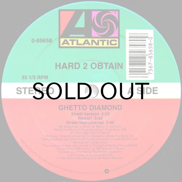 画像1: HARD 2 OBTAIN / GHETTO DIAMOND