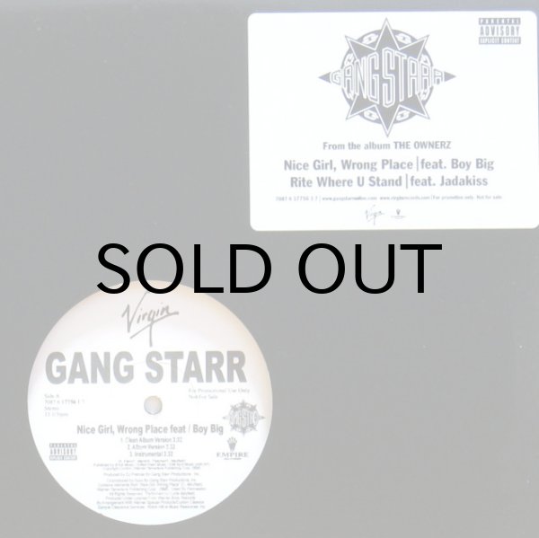 画像2: GANG STARR / NICE GIRL, WRONG PLACE