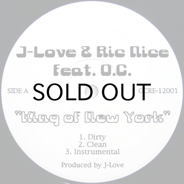 画像1: J-LOVE & RICH NICE feat. O.C. - KING OF NEW YORK