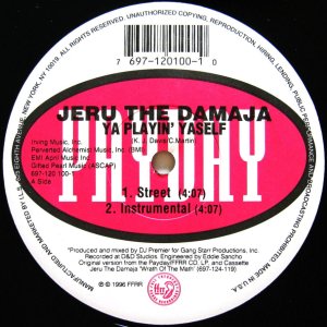 画像: JERU THE DAMAJA / YA PLAYIN' YASELF