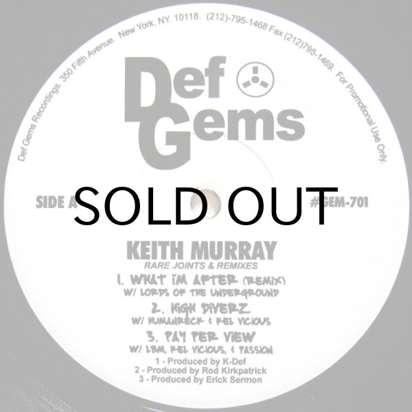 画像1: KEITH MURRAY / RARE JOINTS & REMIES