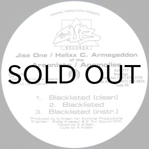 画像: JISE ONE（ARSONISTS）& HELIXX C. ARMAGEDDON（ANOMOLIES）/ BLACKLISTED