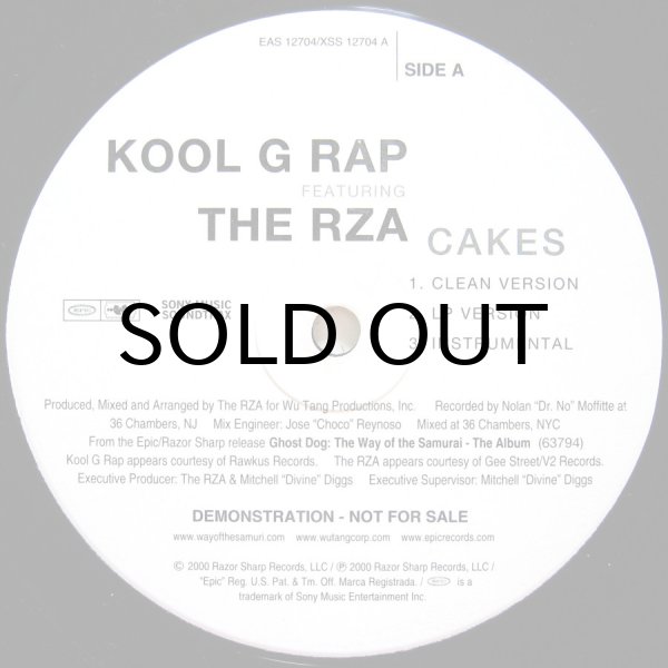 画像1: KOOL G RAP feat. THE RZA / CAKES
