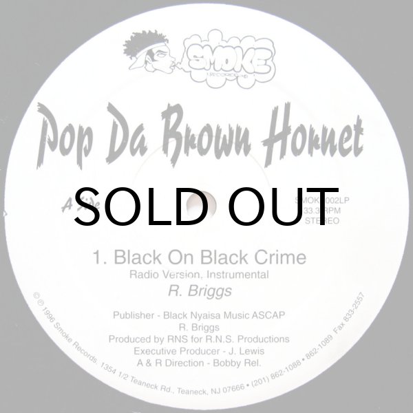 画像1: POP DA BROWN HORNET / BLACK ON BLACK CRIME