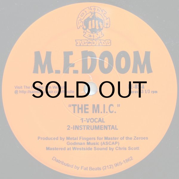 画像1: M.F. DOOM / THE M.I.C.