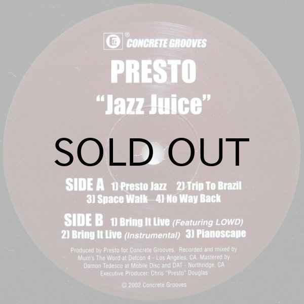 画像1: PRESTO / JAZZ JUICE