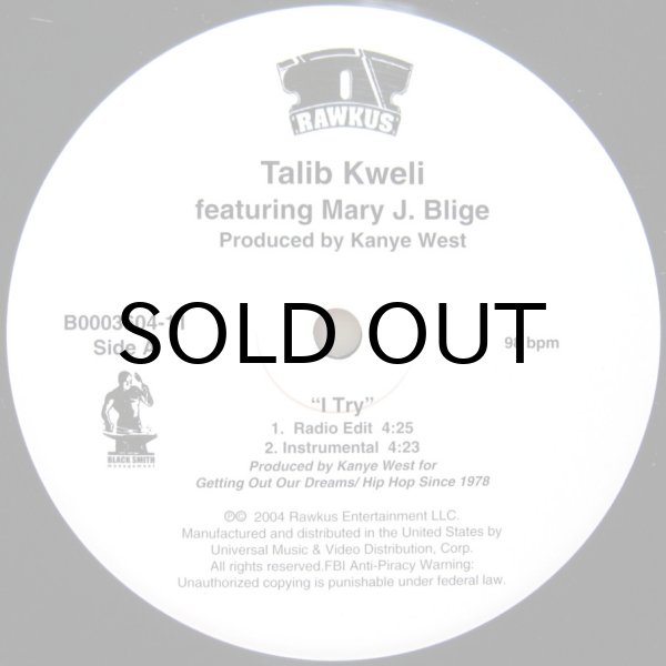 画像1: TALIB KWELI feat. MARY J. BLIGE / I TRY