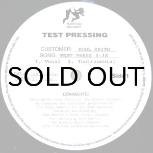 画像: KOOL KEITH / TEST PRESS