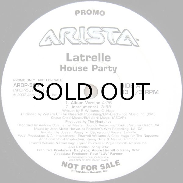 画像2: LATRELLE / HOUSE PARTY