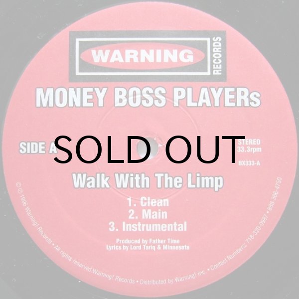 画像1: MONEY BOSS PLAYERS / WALK WITH THE LIMP