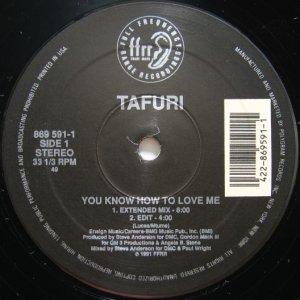 画像: TAFURI / YOU KNOW HOW TO LOVE ME