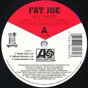 画像: Fat Joe – All I Need / Take A Look At My Life