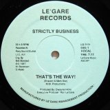 画像: STRICTLY BUSINESS / THAT'S THE WAY!