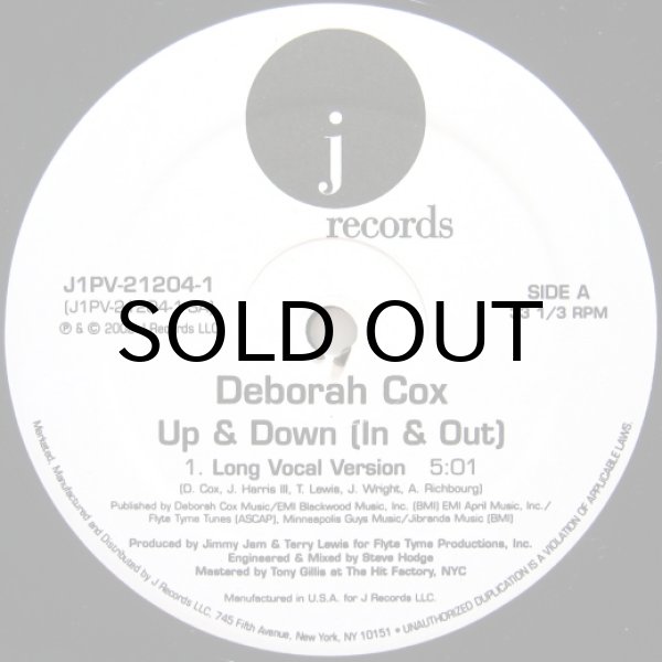 画像1: DEBORAH COX / UP & DOWN（IN & OUT）